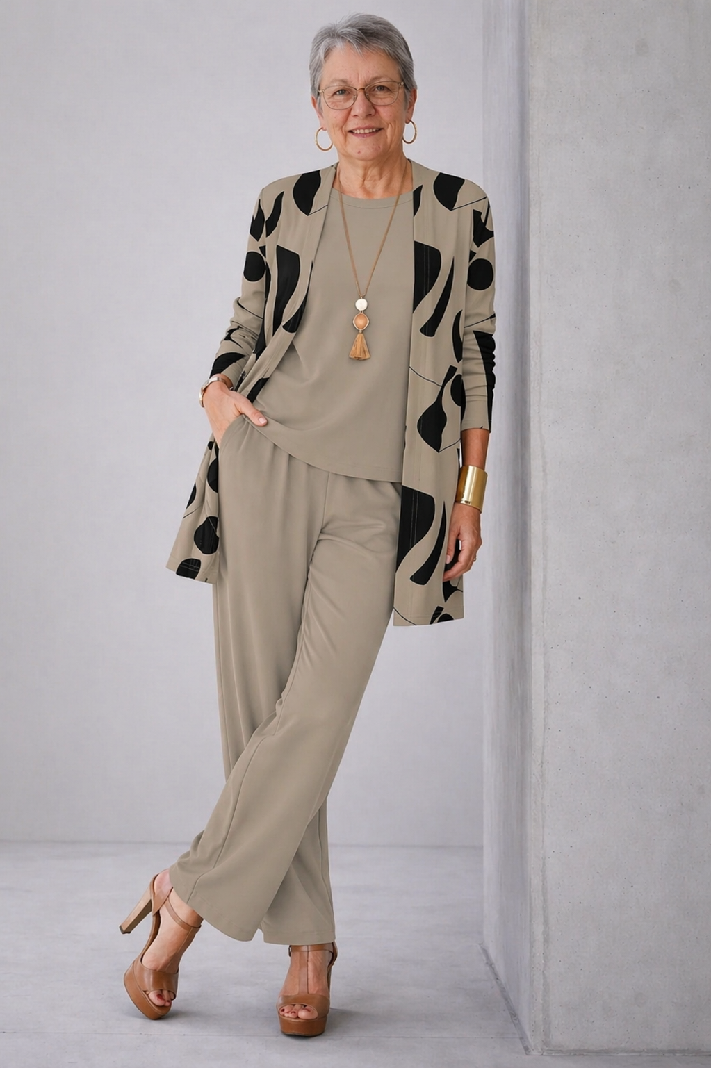 Elara Abstract Three-Piece Set