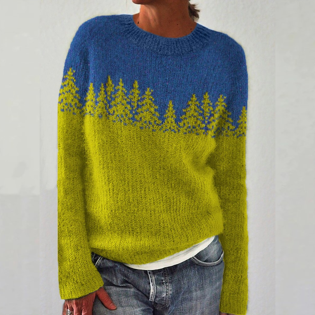 Alina Forestline Knit Sweater