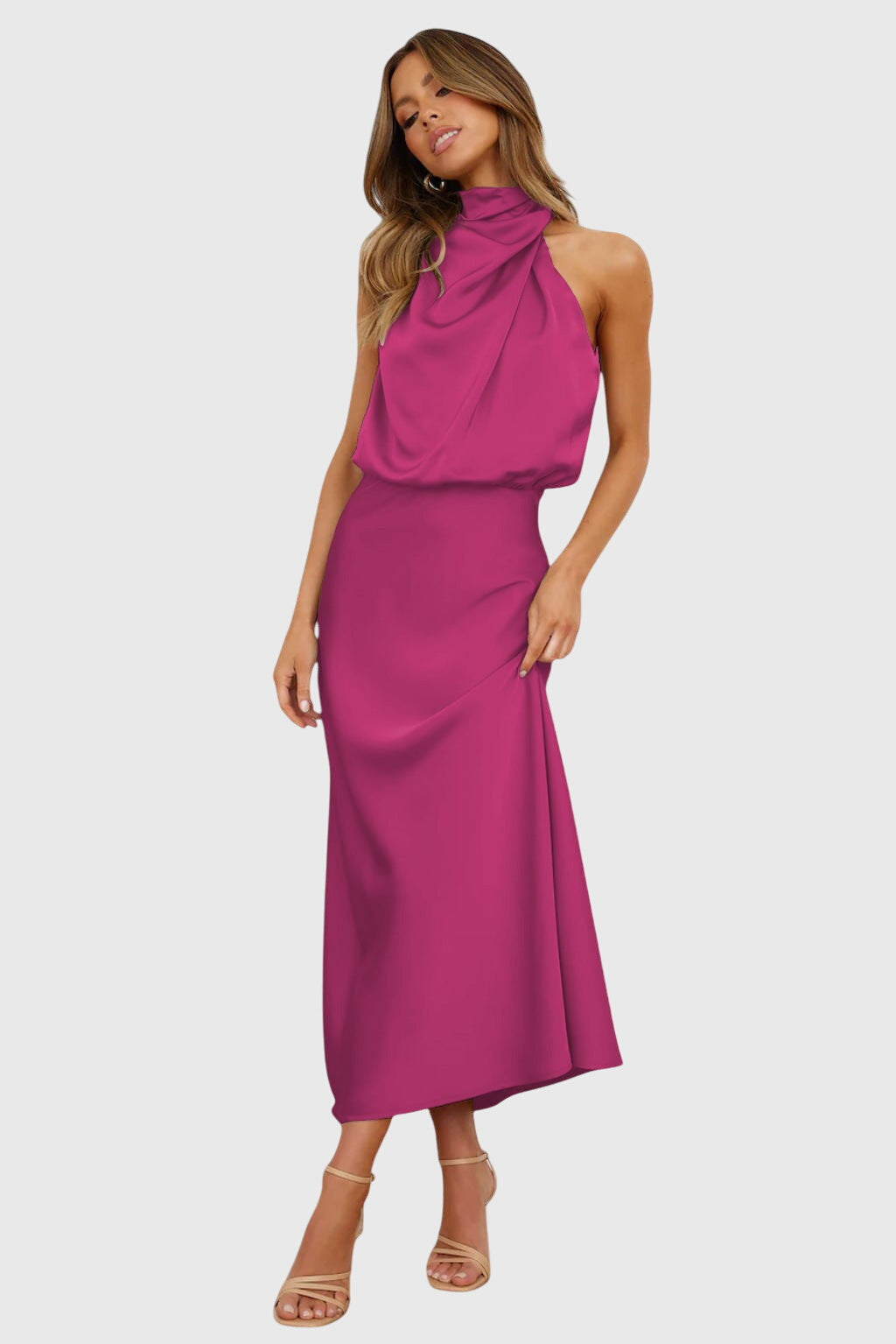 Monroe Satin Dress