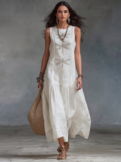 Elowen Dragonfly Maxi Dress