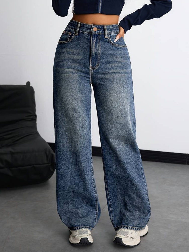 Riva Relaxed Wide-Leg Jeans