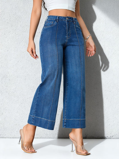 Celina Wide-Leg Denim Pants