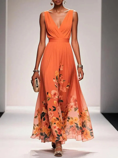 Azure Bloom Dress