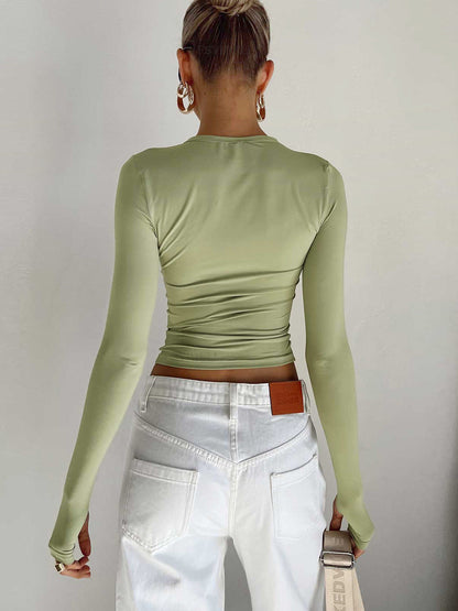 Contour Ruched Top