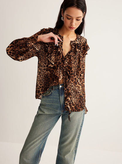 Savanna Tie-Neck Blouse