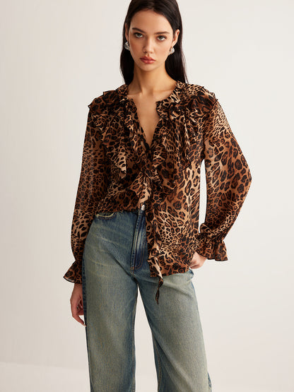 Savanna Tie-Neck Blouse