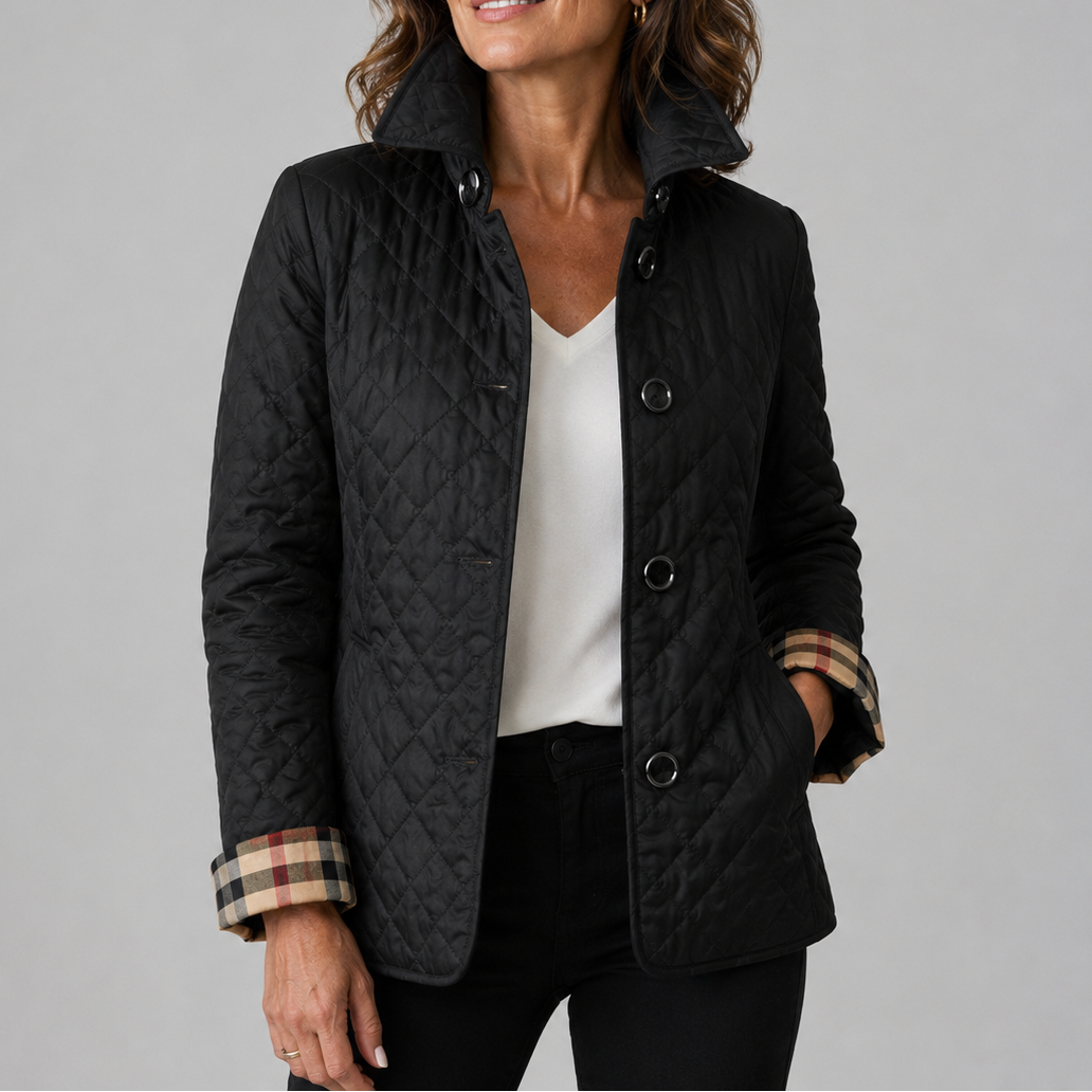 Avery Quilted Button Jacket