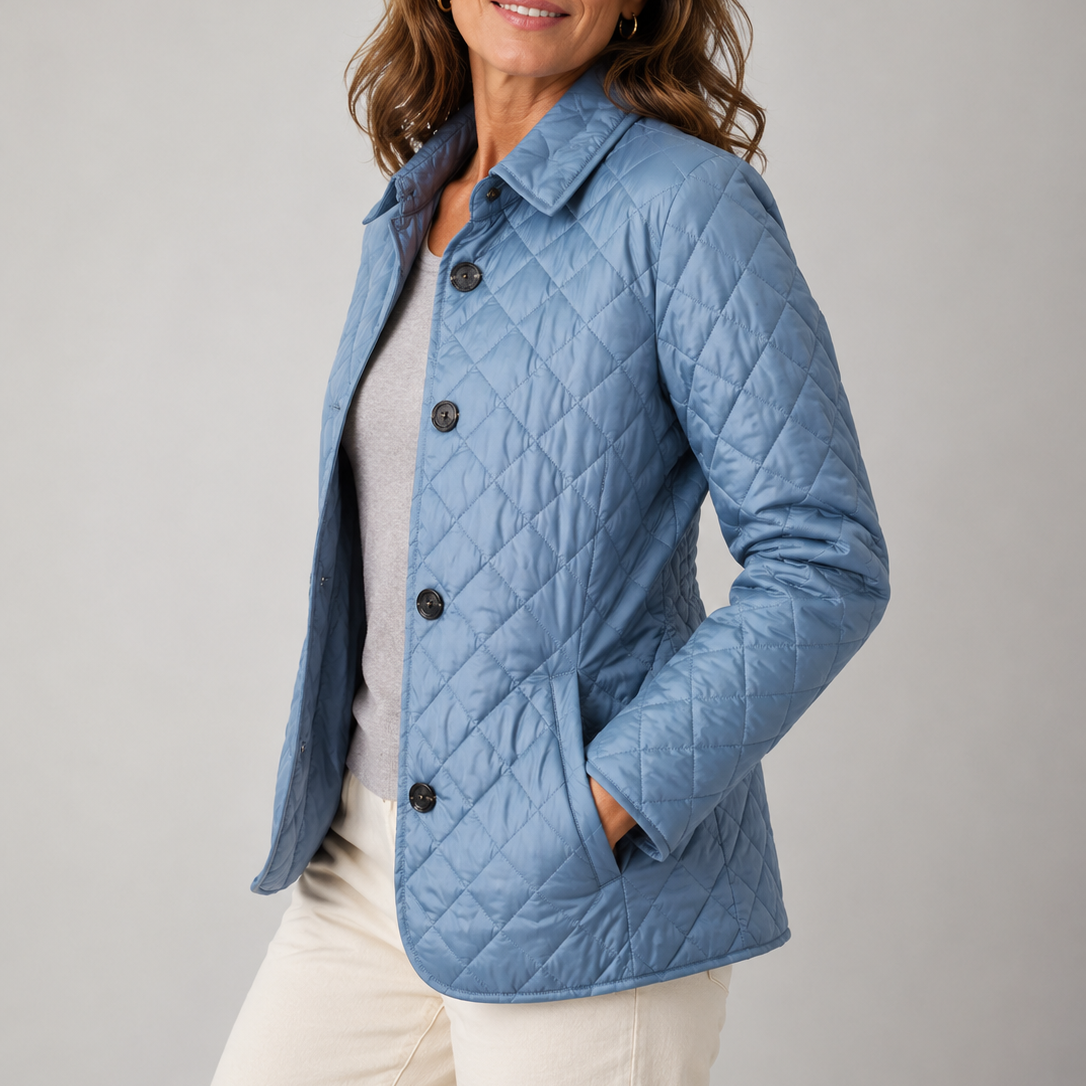Avery Quilted Button Jacket