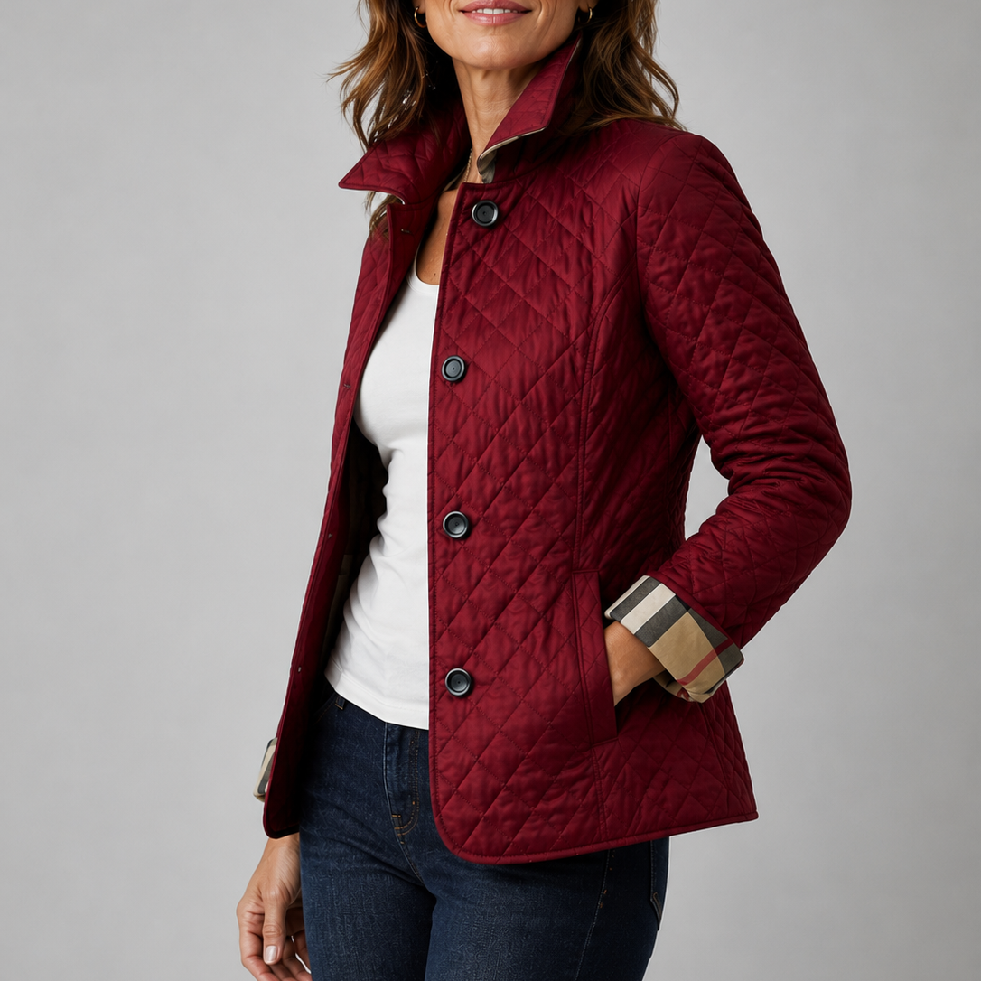 Avery Quilted Button Jacket