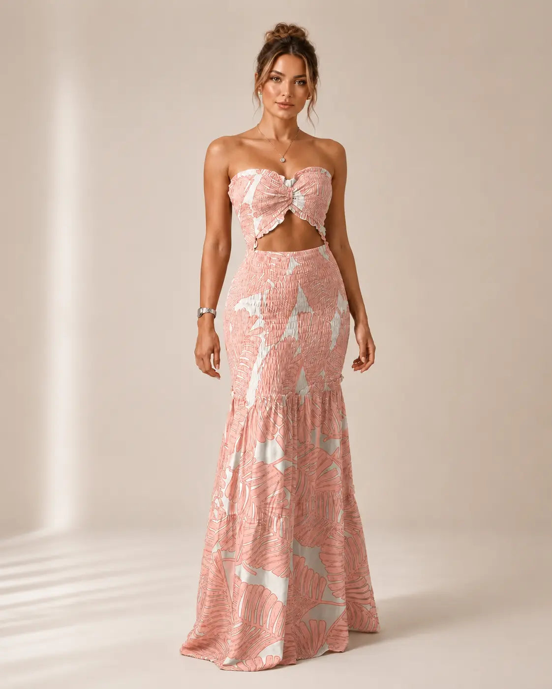 Marisol Floral Bandeau Maxi Set