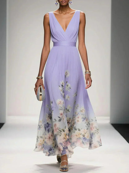 Azure Bloom Dress