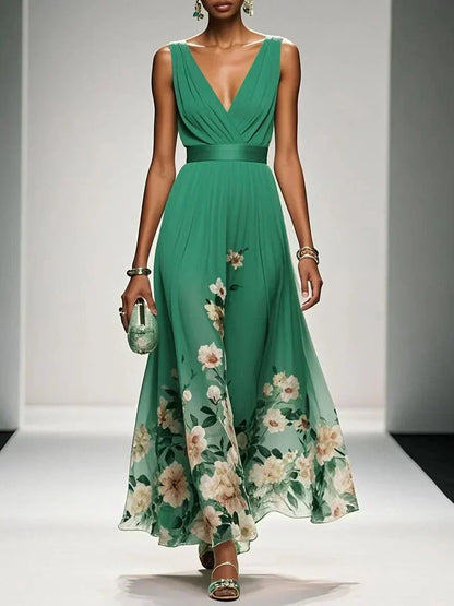 Azure Bloom Dress