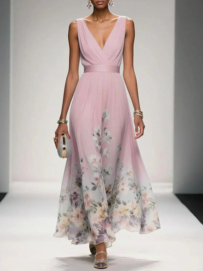 Azure Bloom Dress