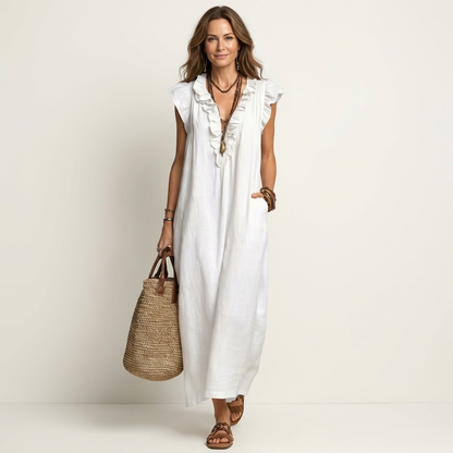 Mira Ruffle Maxi Dress