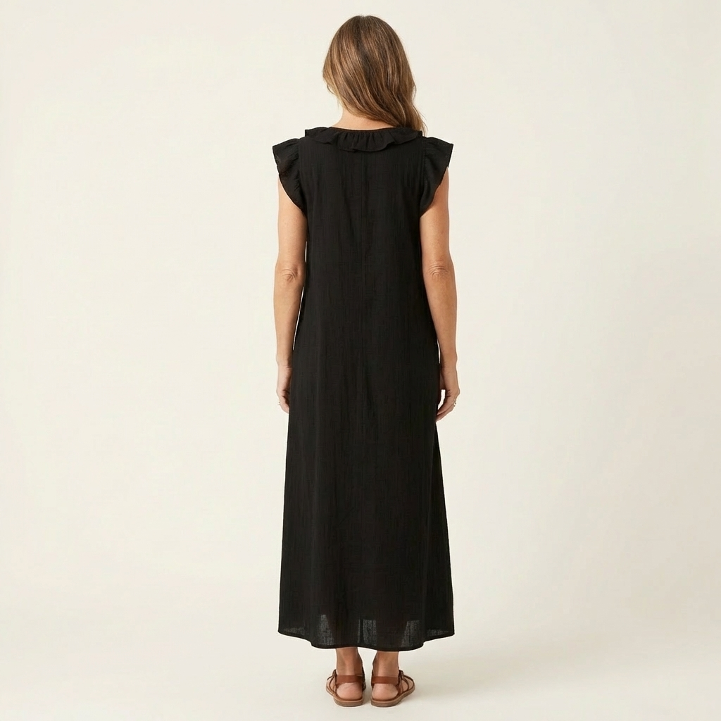 Mira Ruffle Maxi Dress