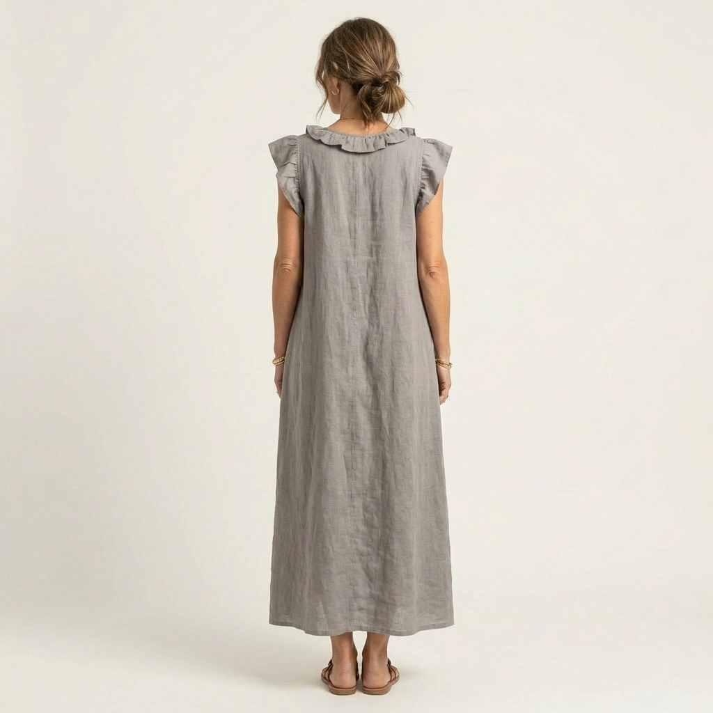 Mira Ruffle Maxi Dress