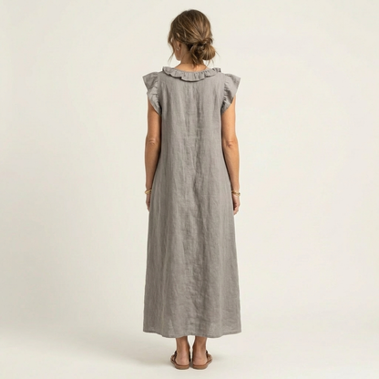 Mira Ruffle Maxi Dress