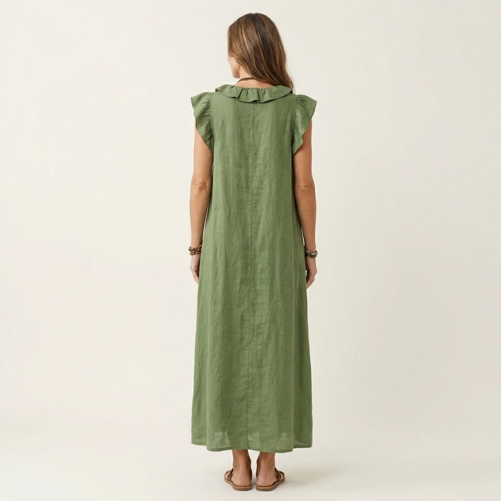 Mira Ruffle Maxi Dress