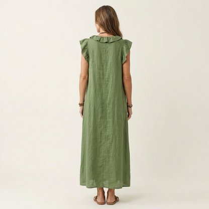 Mira Ruffle Maxi Dress